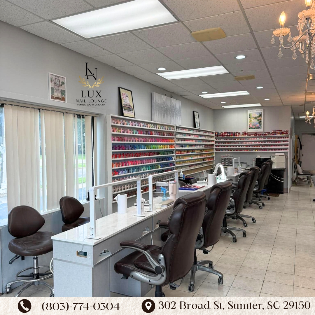 Lux Nail Lounge nail work in Sumter, South Carolina